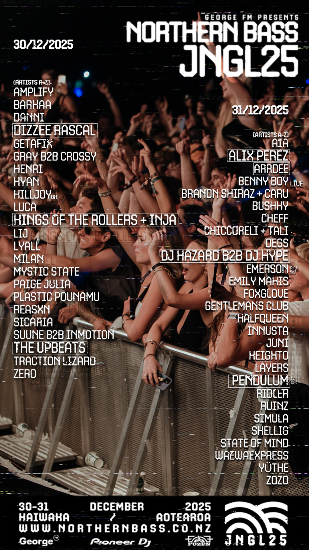 Northern Bass JNGL25 - Day Splits